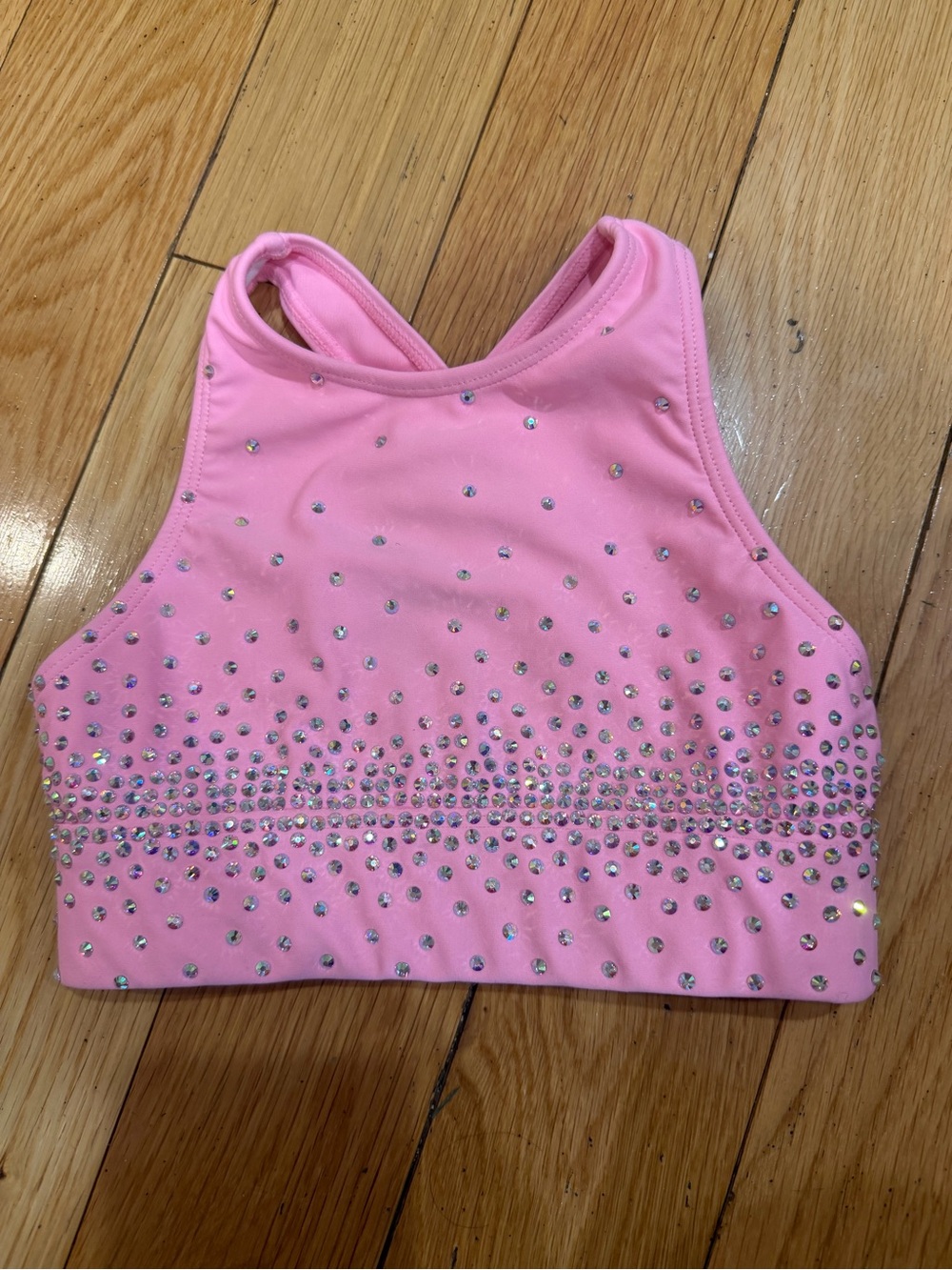 Rēbel Athletic Pink kids athletic top / sports bra - YXS